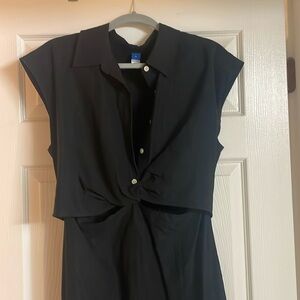 Old Navy black maxi dress- L